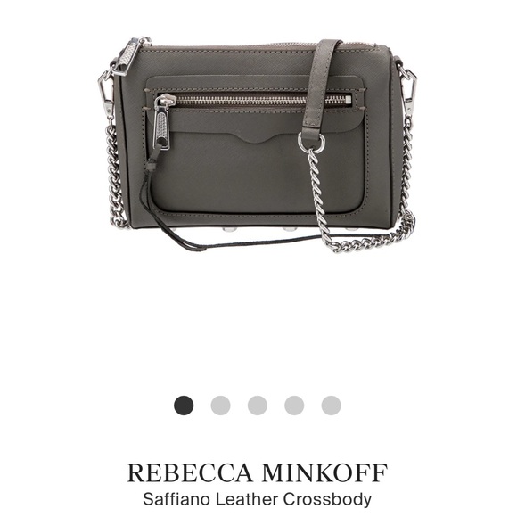 REBECCA MINKOFF | Grey and Silver Cross Body Purse - Picture 2 of 12